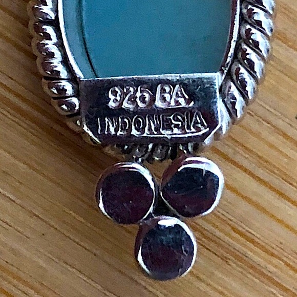 $48 BA SUARTI Designer Estate Earrings Sterling Marked 925 BA INDONESIA - Picture 2 of 6